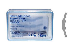 Hawe 1207/30 paski metal. profilowane T2B małe 0,038mm 30szt/opak.