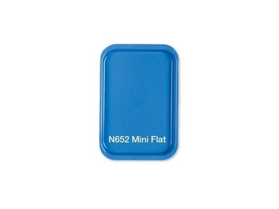 Mini tray F, plochý, světle modrý