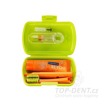 Curaprox Travel set ORTHO zelený