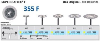 HORICO Superdiaflex oboustranný disk F 19/0,15mm