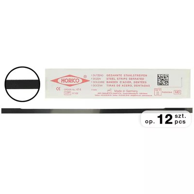 Pasek separujący ząbkowany 6mm op. 12 szt