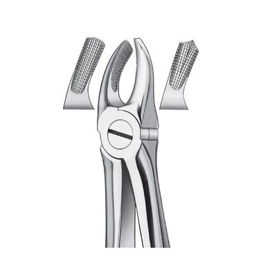 Extrakční kleště, horní čelist, moláry vlevo