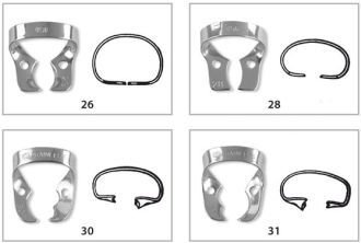 Fit Kofferdam spona bez křidélek č.30