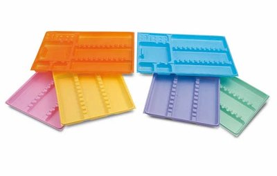 Jednorázové tácky, 50 ks v balení - Modrá