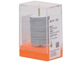 Porzellanpolierer 9617 - Packung 10 Stück unmontiert, rosa, Figur 372, 3 mm, ISO 220