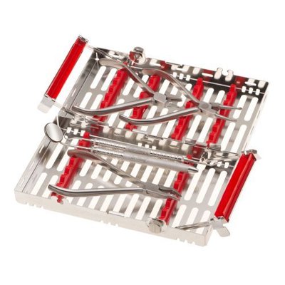 IMS Cassette 2-tier Ortho 14 Instruments, pink