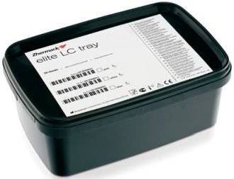 Elite LC Round Tray, 50ks modrá