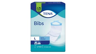 Tena BIB Schutzservietten - Packung 150 Stück Large, 37 x 66 cm