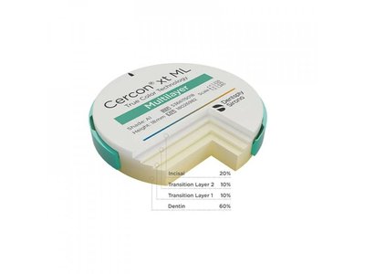 Cercon disk xt ML 98mm - Barva: A2, Velikost: 98x14 mm