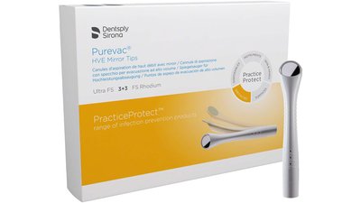 Purevac® HVE Spiegelsauger - Packung 12 Stück FS Rhodium