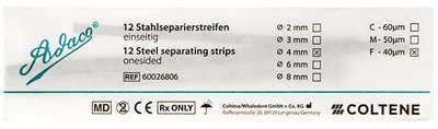 Coltene Adaco brúsne oceľové pásky, jednostranné