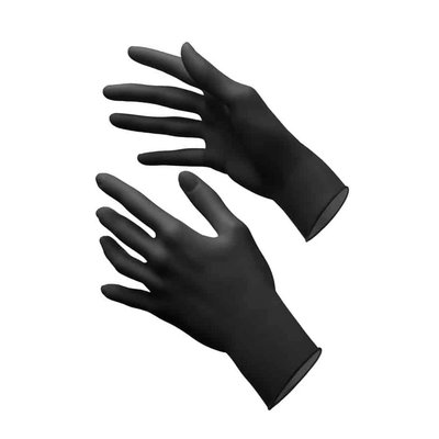 Akzenta Style Nitrile Black M vyšetřovací rukavice 100 ks
