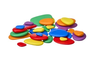 EDX Education barevné Duhové kamínky, 36 ks