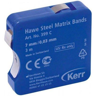 Hawe Neos Ocelové páskové matrice šíře 7 mm, tl. 0,03 mm, zásobník 3 m