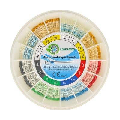 Sączki papierowe 2% 400 szt. Cerkamed