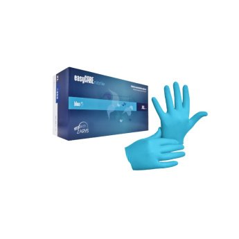 Rukavice Nitril nepudrované EasyCare modré S 100 ks