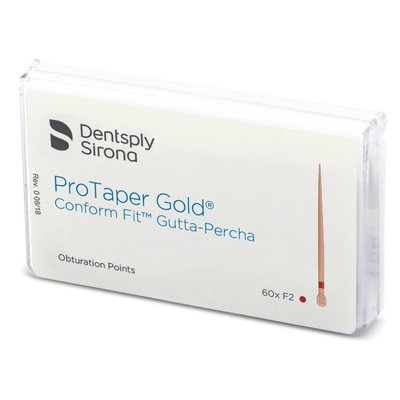 Guttaperčové čepy Protaper Gold Conform Fit - F2
