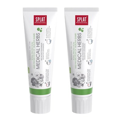 Splat Professional Medical Herbs zubní pasta 2×100 ml