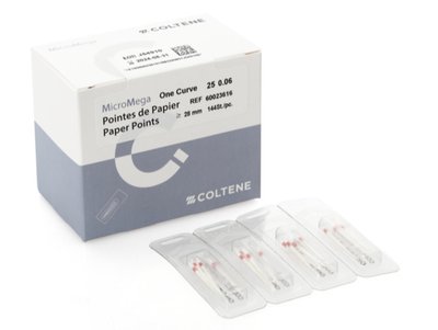 MicroMega - Sterilní papírové čepy OneCurve, vel. 025