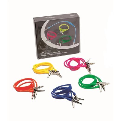 Stomatologický řetízek, kovový klip, 10 ks