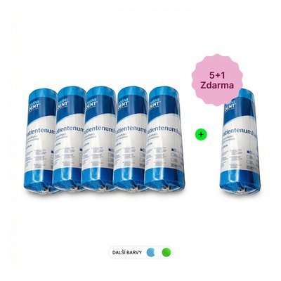 OMNIDENT Igelitové Roušky v Roli Pro Pacienty 54x80cm Modrá 200ks 5+1 Zdarma