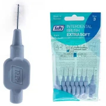 TePe X-soft mezizubní kartáčky 0,6 mm - modré 8 ks