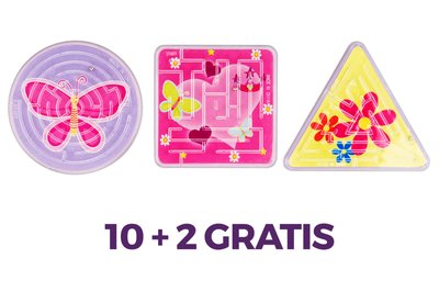 Zabawka - Łamigłówka labirynt 10 + 2 GRATIS