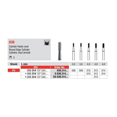 Diamant FG 838.010G (5ks/bal)