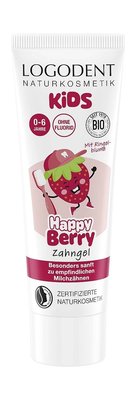 Logodent Kids Happy Berry dětská zubní pasta 75 ml