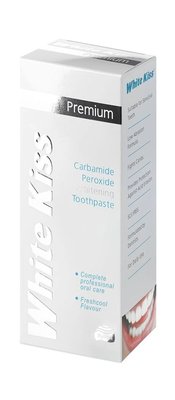 White Kiss Premium bělící zubní pasta 75 ml