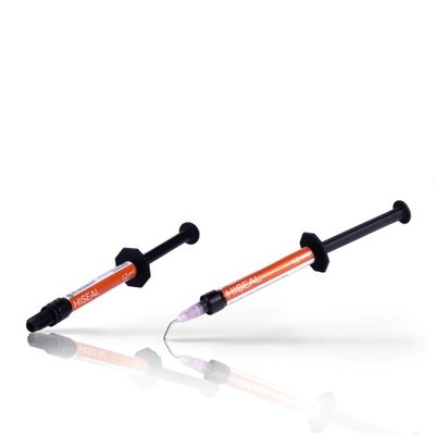 HI SEAL sada, světlem tuhnoucí podložka do kavity, 4 x 1,5 g stříkaček + 8 špiček