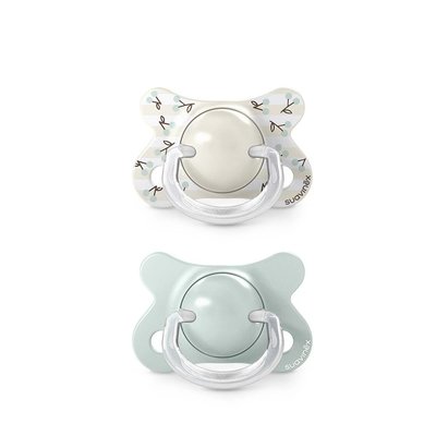 Suavinex SX PRO -2/2 m Birdies dudlík 2 ks - zelený