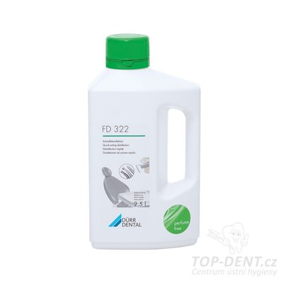 DÜRR FD 322 dezinfekce na povrchy koncentrát, 2,5 l