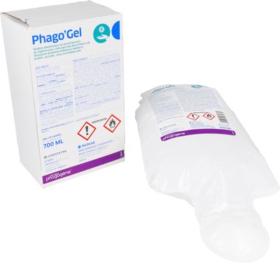 Sterisol Phago'gel system zamknięty 700 ml MediLab
