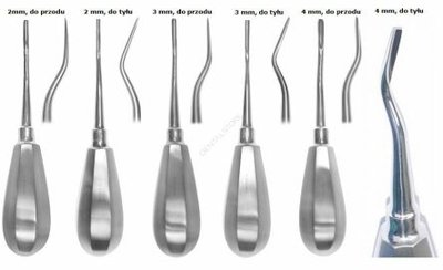 Dźwignia korzeniowa Bein - modyfikowana - 2mm do przodu