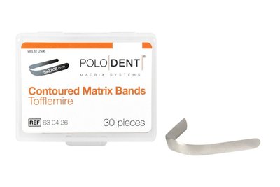 POLODENT Konturované matrice Tofflemire 5x0,038mm