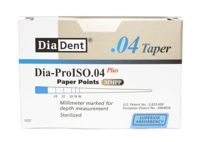 Diadent Papierové čapy .04/25, 100ks