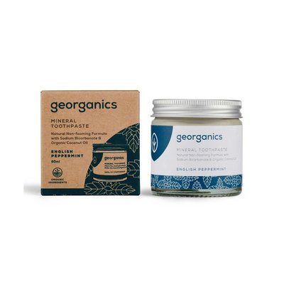Georganics English Peppermint zubní pasta 60 ml