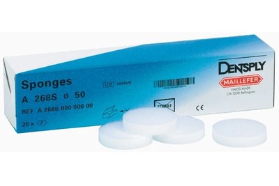 Clean-Stand - gąbki małe 50mm 268S Maillefer 25szt
