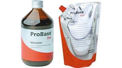 ProBase® Hot - Lab Kit 5 x 500 g Pulver pink V, 1 Liter Monomer, Zubehör