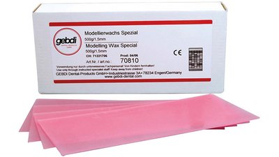 Modellierwachs Spezial - Packung 500 g Sommer, Stärke 1,25 mm