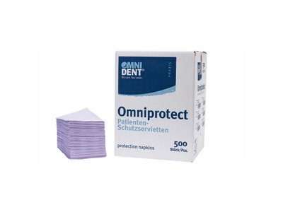 Omniprotect - ochranné roušky pacienta, 3-vrstvé, 500ks fialové