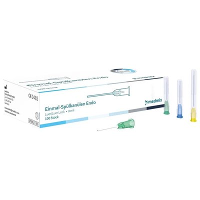 Medmix Transcodent Irrigation Needles Zelené 30G 0,3x23mm 100ks
