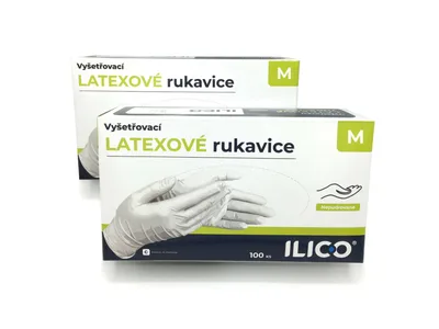 ILICO Latexové rukavice (VÝPRODEJ) - XL