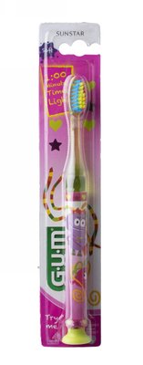 GUM Monster Light-Up dětský zubní kartáček, 1 ks