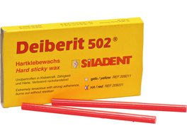 Deiberit 502® - Packung 10 Stangen Hartklebewachs rot