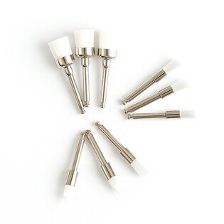 Szczoteczki nylon set 25szt/op clear 15x kielich duży, 5x płomyk, 5x kielich mały