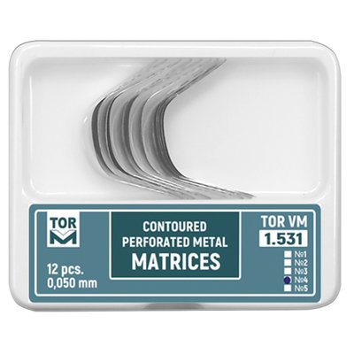 Metal Contoured Perforated Matrices TOR VM - tvar 3 (mediuml with ledge)