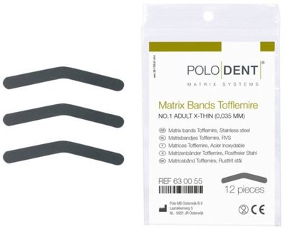 Matrix Bands Tofflemire No. 1 Adult X-Thin 0,035 m
