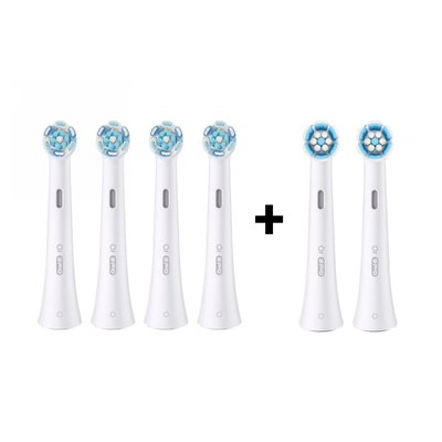 Oral-B iO Ultimate Clean White + Gentle Care náhradní hlavice 4+2 ks